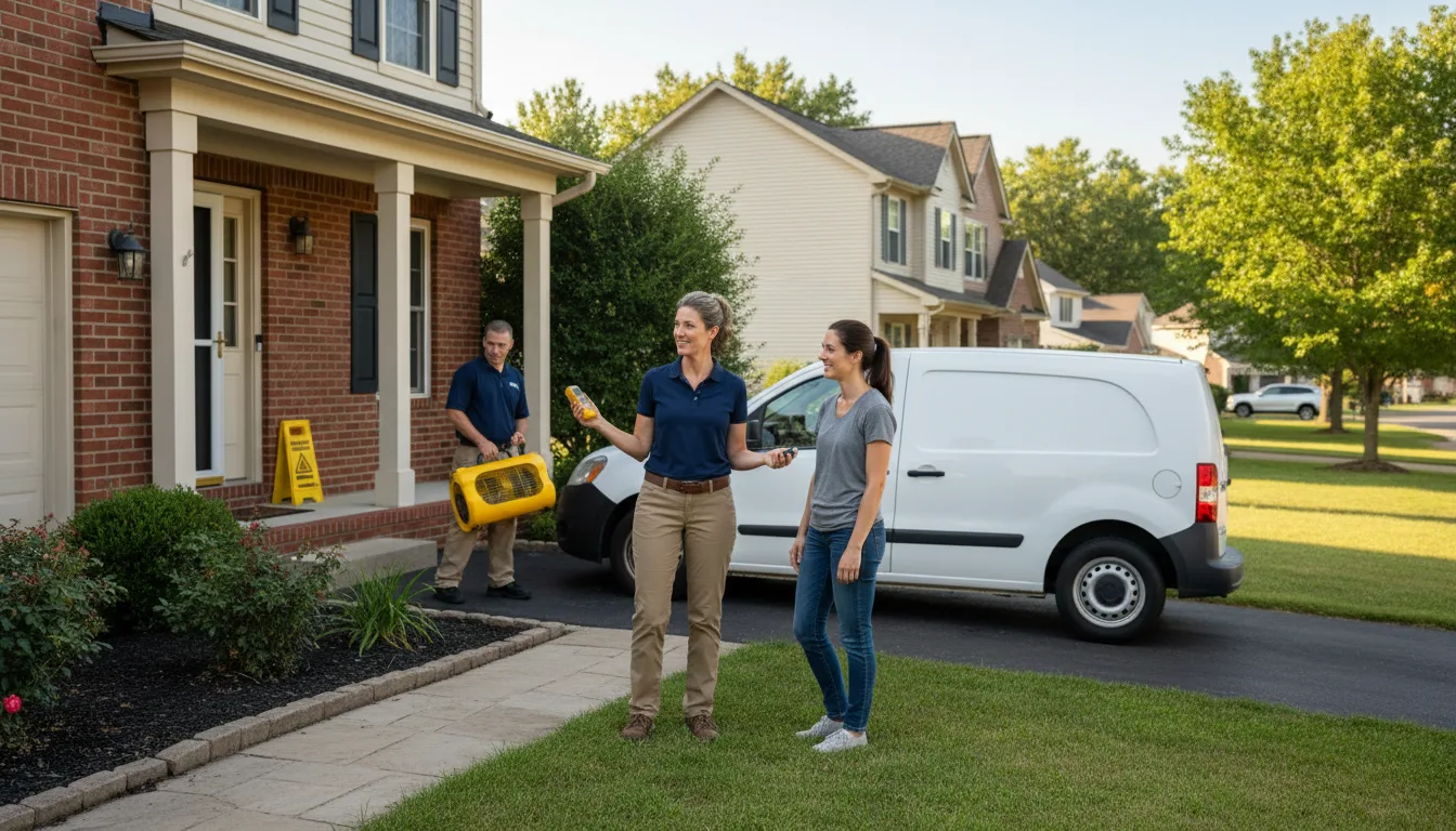 Water restoration image for Water Damage & Restoration Services in Danville, VT